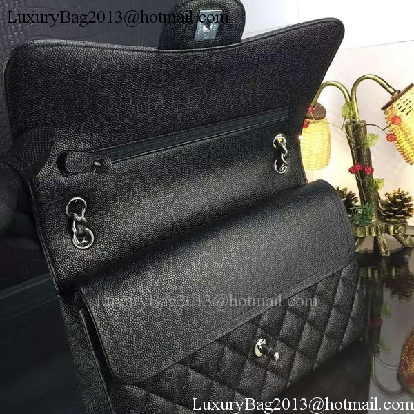 Chanel Classic Flap Bag Original Cannage Patterns A1119 Black