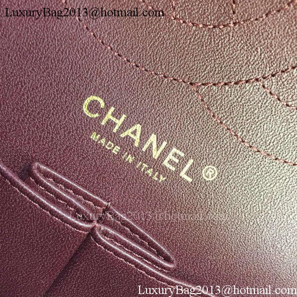 Chanel Classic Flap Bag Original Cannage Patterns A1119 Burgundy