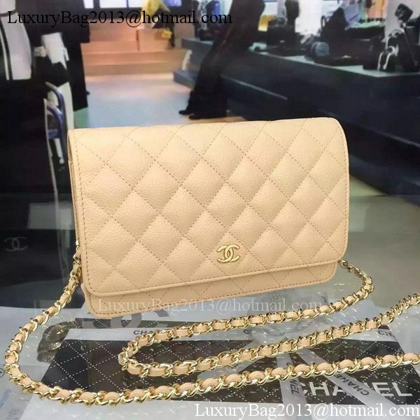 Chanel mini Flap Bag Cannage Pattern A8373 Apricot
