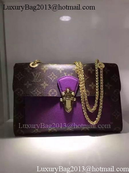 Louis Vuitton Monogram Canvas PALLAS CHAIN Bag M41731 Purple