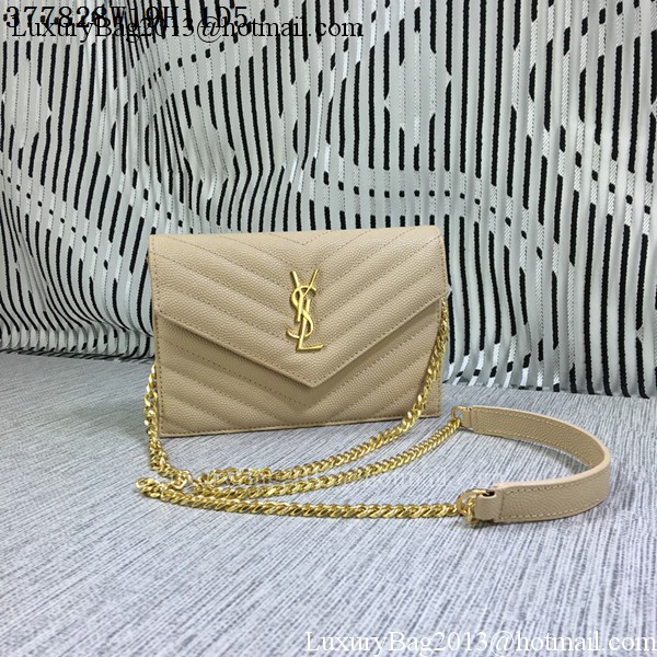 YSL Classic Monogramme Flap Bag Cannage Pattern Y377828S Apricot