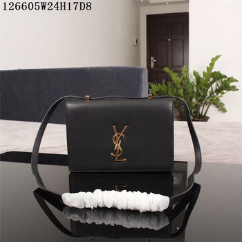 Yves Saint Laurent Monogramme Cross-body Shoulder Bag 126605 Black