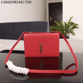 Yves Saint Laurent Monogramme Cross-body Shoulder Bag 126605 Red