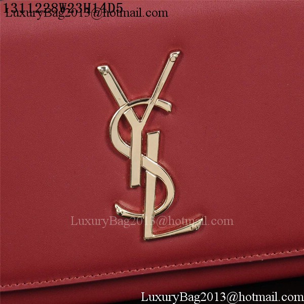 Yves Saint Laurent Monogramme Cross-body Shoulder Bag 1311228 Burgundy