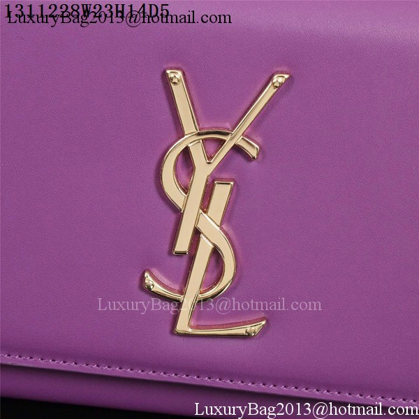 Yves Saint Laurent Monogramme Cross-body Shoulder Bag 1311228 Purple
