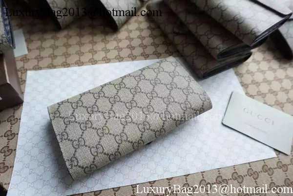 Gucci Dionysus GG Supreme Chain Wallet 404140 Grey