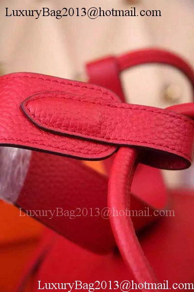 Hermes Lindy 30CM Leather Shoulder Bag H0881 Red