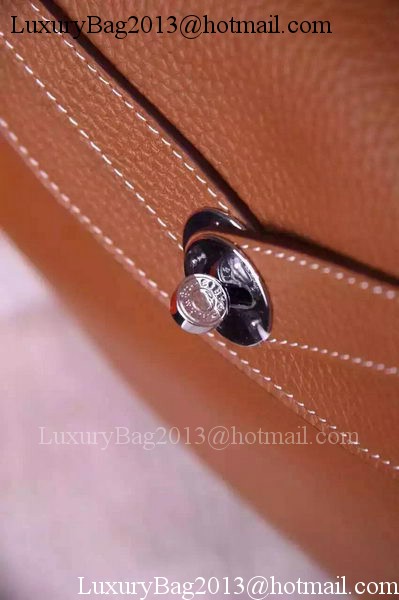 Hermes Lindy 30CM Leather Shoulder Bag H0881 Wheat