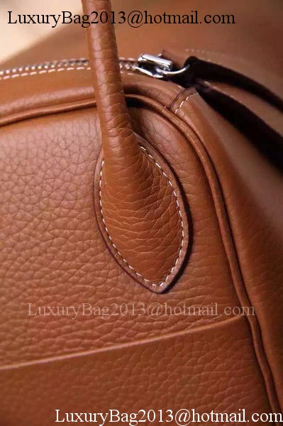 Hermes Lindy 30CM Leather Shoulder Bag H0881 Wheat