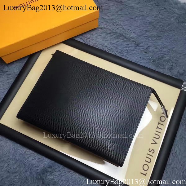 Louis Vuitton Epi Leather TOILETRY POUCH 26 M41367 Black