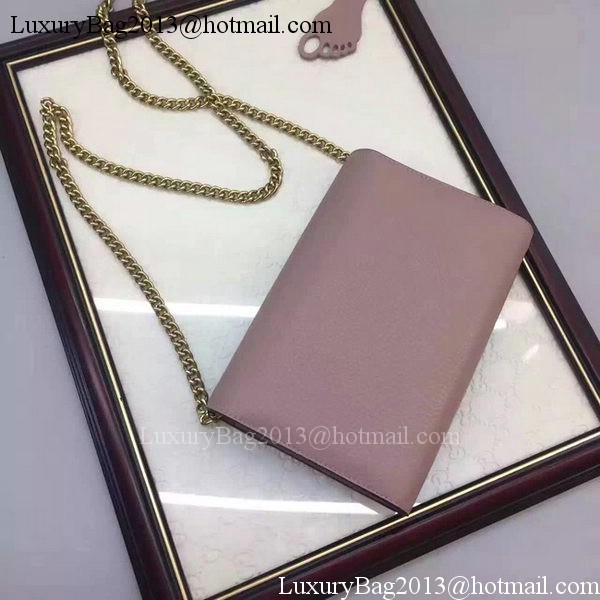 Gucci GG Marmont Leather mini Chain Bag 401232 Grey