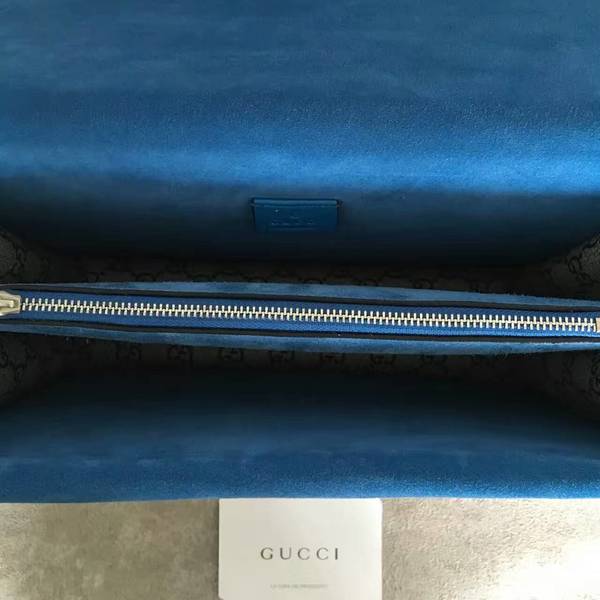 Gucci Dionysus GG Canvas Shoulder Bag 400235 Blue