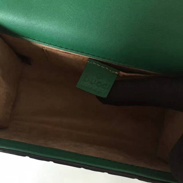Gucci Padlock Gucci Signature Mini Shoulder Bag 409487A Green Gucci Padlock Gucci Signature Mini Shoulder Bag 409487A Green