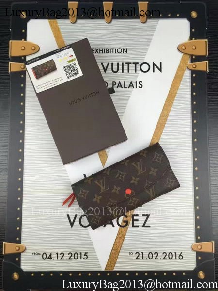 Louis Vuitton Monogram Canvas Emilie Wallet M60696 Orange