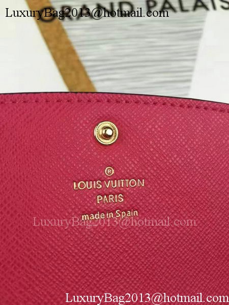 Louis Vuitton Monogram Canvas Emilie Wallet M60696 Rose Louis Vuitton Monogram Canvas Emilie Wallet M60696 Rose