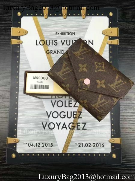 Louis Vuitton Monogram Canvas Victorine Wallet M62360 Pink