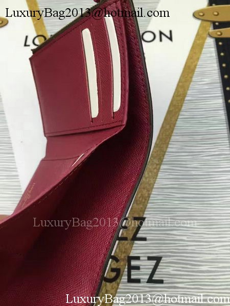 Louis Vuitton Monogram Canvas Victorine Wallet M62360 Wine