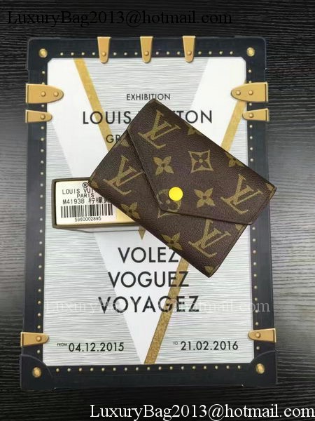 Louis Vuitton Monogram Canvas Victorine Wallet M62360 Yellow