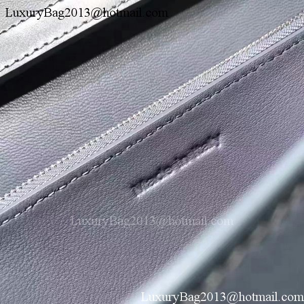 Celine Classic Box Flap Bag Smooth Leather C20447 SkyBlue