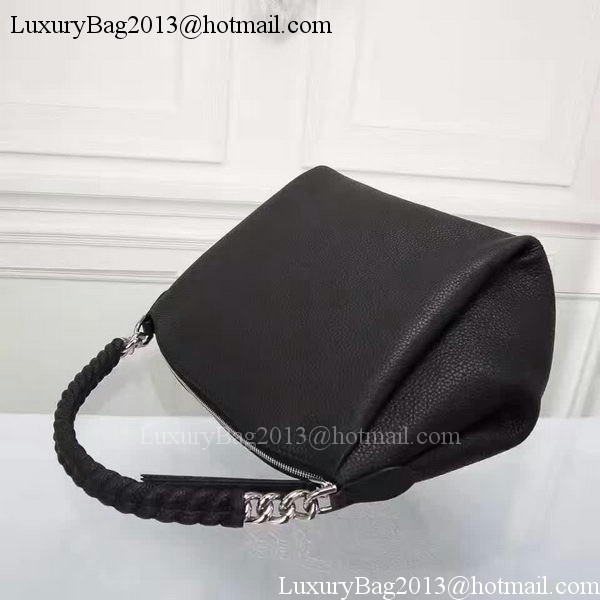 Louis Vuitton Mahina Leather BABYLONE CHAIN BB Bag M51223 Black