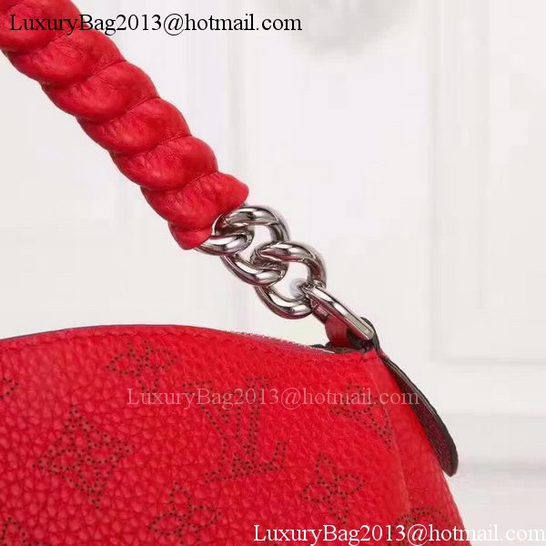 Louis Vuitton Mahina Leather BABYLONE CHAIN BB Bag M51223 Red