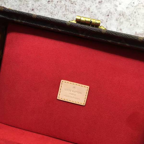 Louis Vuitton Monogram Canvas Treasure Box 40666 Red