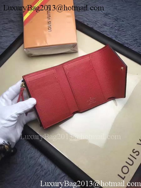 Louis Vuitton Victorine Wallet Monogram Canvas M62360 Red