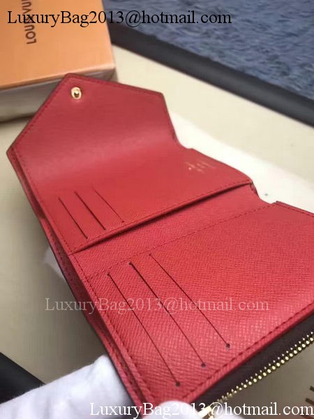 Louis Vuitton Victorine Wallet Monogram Canvas M62360 Red