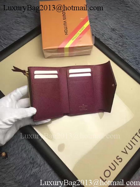 Louis Vuitton Victorine Wallet Monogram Canvas M62360 Wine