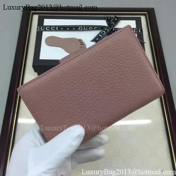 Gucci Calfskin Leagther Wallet 337023 Pink