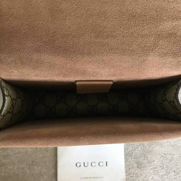 Gucci Mini Dionysus GG Canvas Shoulder Bag 421970 Camel