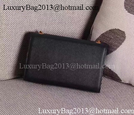 Saint Laurent mini Monogramme Cross-body Shoulder Bag 326076 Black