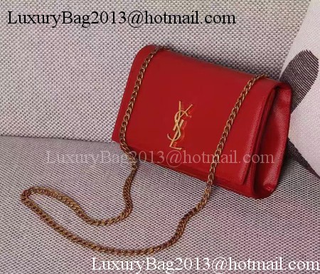 Saint Laurent mini Monogramme Cross-body Shoulder Bag 326076 Red