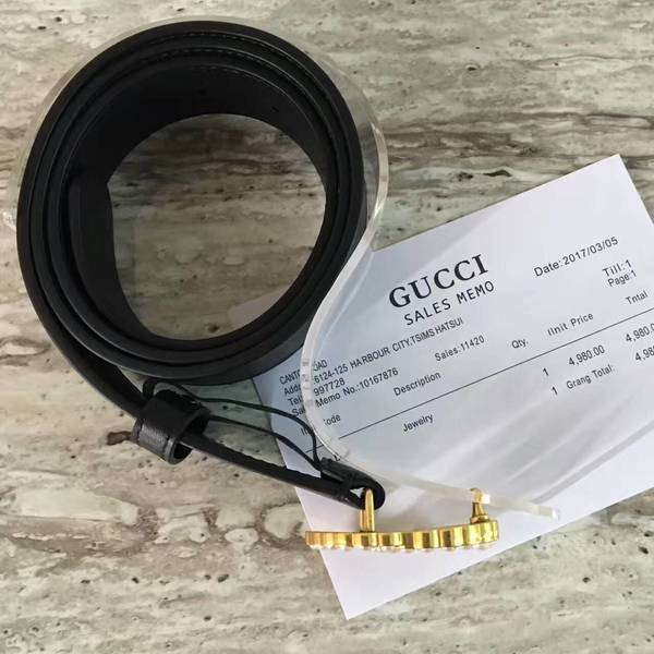 Gucci Original Calf Leather 2.5CM Belt 68883A Gucci Original Calf Leather 2.5CM Belt 68883A