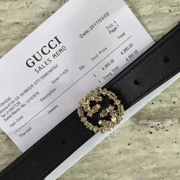 Gucci Original Calf Leather 2.5CM Belt 68883C Gucci Original Calf Leather 2.5CM Belt 68883C