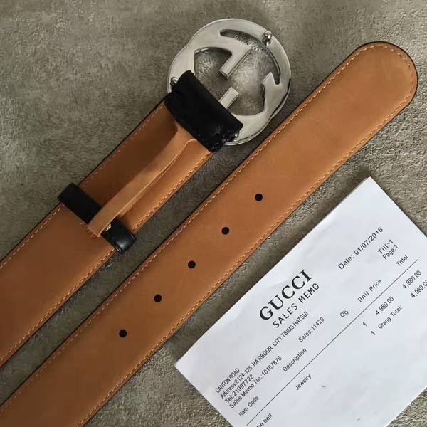 Gucci Original Calf Leather 3.5CM Belt 68884D Gucci Original Calf Leather 3.5CM Belt 68884D