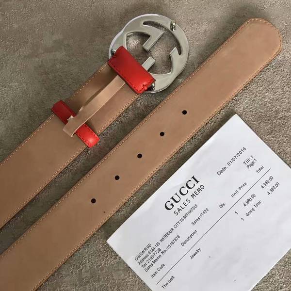 Gucci Original Calf Leather 3.5CM Belt 68884E Gucci Original Calf Leather 3.5CM Belt 68884E