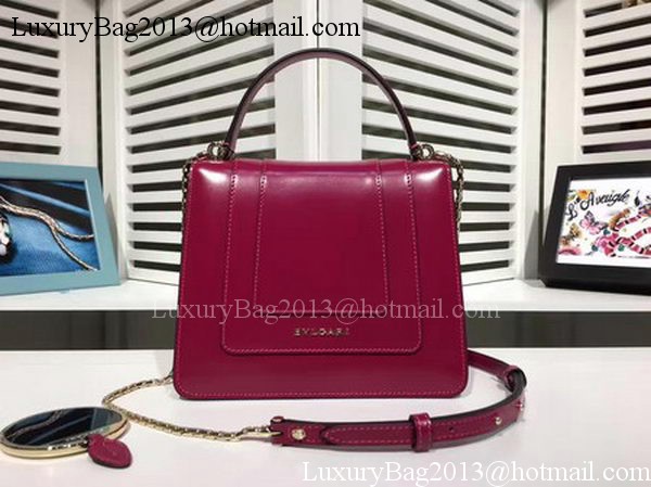 BVLGARI Serpenti Forever Bag Patent Leather BG2280 Purple