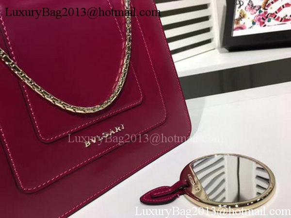 BVLGARI Serpenti Forever Bag Patent Leather BG2280 Purple