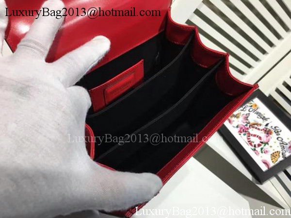 BVLGARI Serpenti Forever Bag Patent Leather BG2280 Red