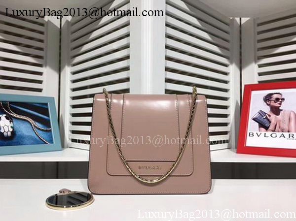 BVLGARI mini Shoulder Bag Calfskin Leather BG2283 Pink