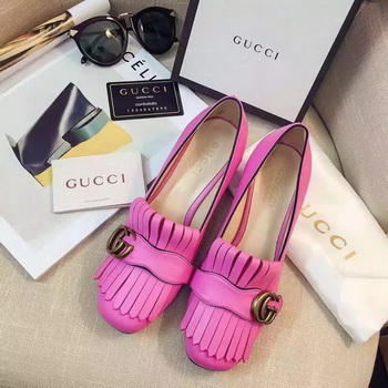 Gucci Casual Shoes Leather GG1127 Rose