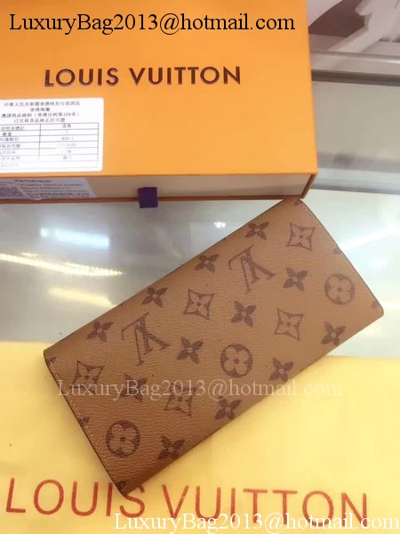 Louis Vuitton Monogram Canvas Emilie Wallet M60136 Rosy