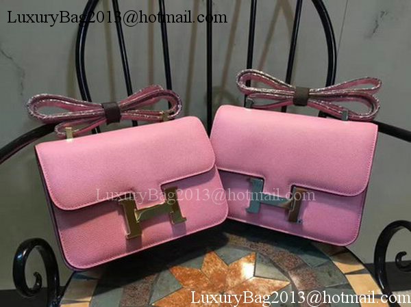 Hermes Constance Bag Calfskin Leather H9978 Pink