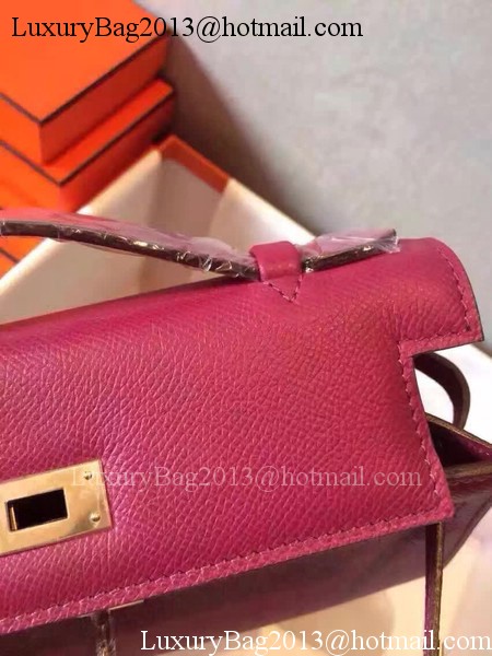 Hermes Kelly 22cm Tote Bag Original Leather KL22 Rose