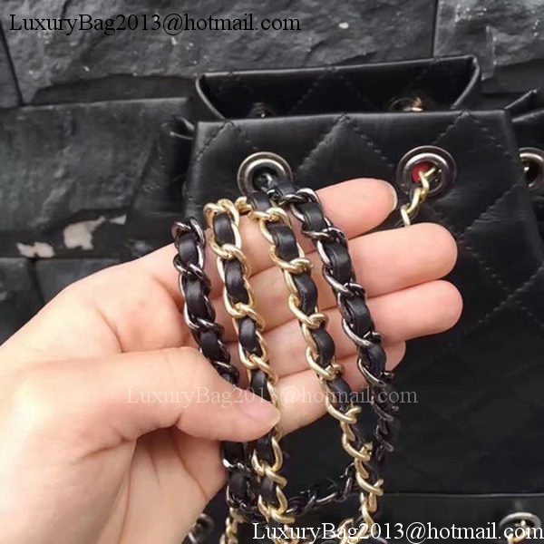 Chanel Hobo Bag Original Sheepskin Leather A92994 Black