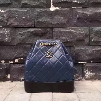 Chanel Hobo Bag Original Sheepskin Leather A92994 Blue