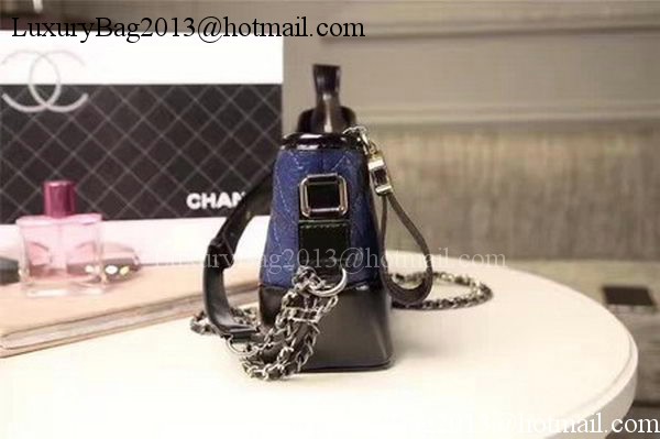 Chanel Small Shoulder Bag Sheepskin Leather A93825 Blue