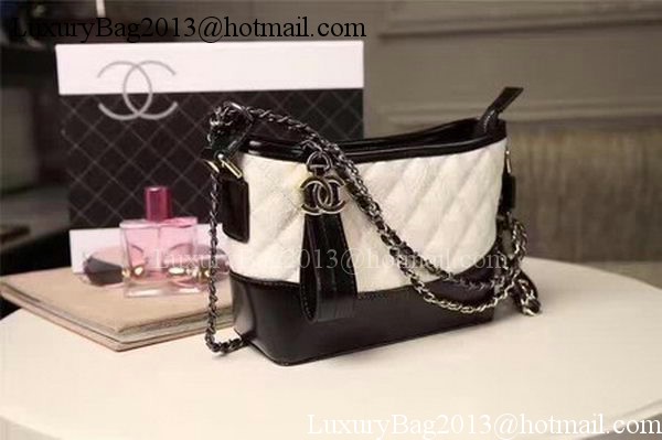 Chanel Small Shoulder Bag Sheepskin Leather A93825 White