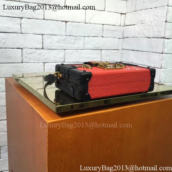 Louis Vuitton Epi Leather PETITE MALLE M54650 Red
